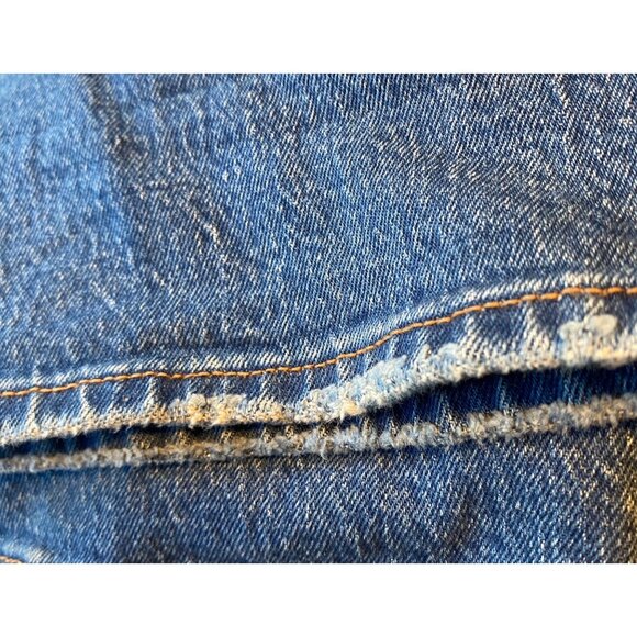 Abercrombie & Fitch Curve Love Baggy Low Rise Jeans Size 31/12 Blue Denim - Picture 12 of 12